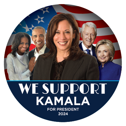 Clinton's & Obama's For Kamala (R)