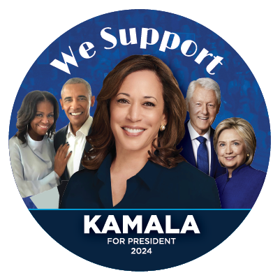 Clinton's & Obama's For Kamala (R)